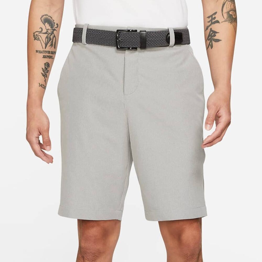 Nike Dri Fit Flat Front Standard Fit Activewear Golf Khaki Chino Shorts Men's 38